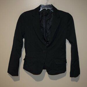EXPRESS Women's Sz 8 One-Button Black BLAZER